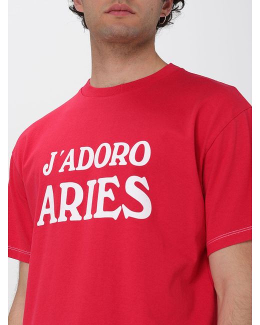 Camiseta Aries de hombre de color Red