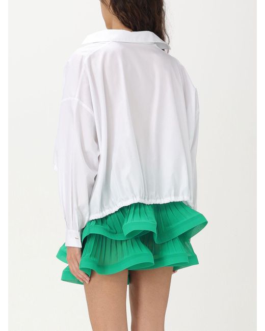 Camicia Cropped di SIMONA CORSELLINI in Green
