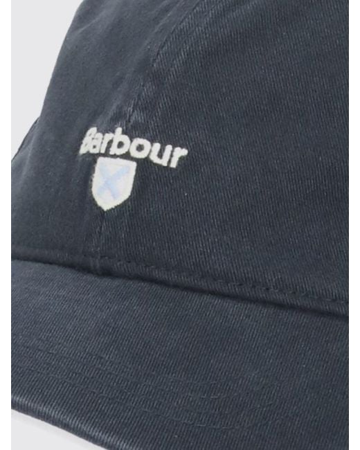 Sombrero Cascade De Algodón Con Logo Bordado Barbour de hombre de color Blue