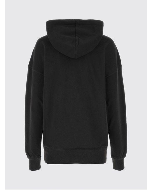 Isabel Marant Black Cotton Blend Hoodie