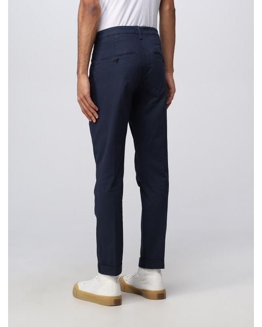 Dondup Blue Trousers for men