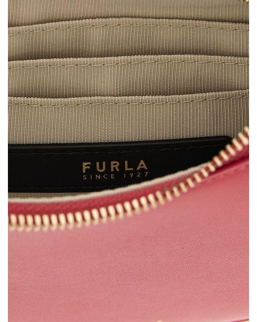 Furla Pink Delizia Mini Shoulder Bag