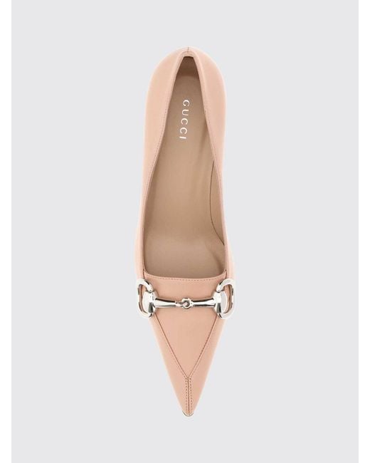 Gucci Natural High Heel Shoes