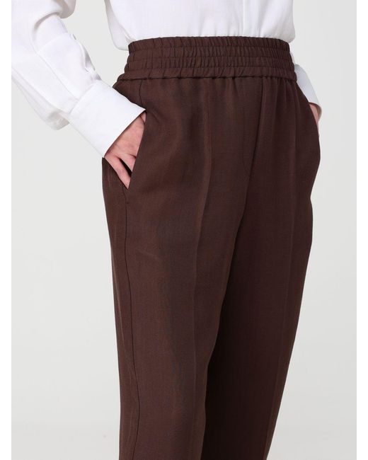 Brunello Cucinelli Brown Baggy Trousers