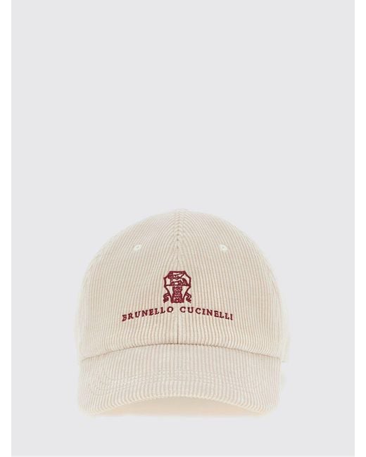 Cappello Uomo di Brunello Cucinelli in Natural da Uomo