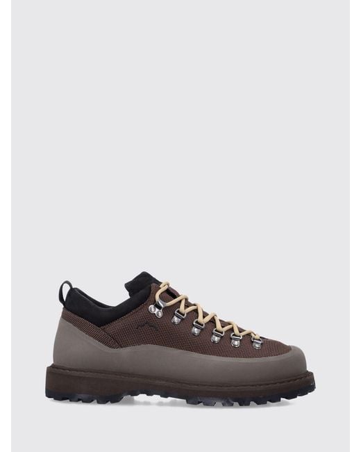 Diemme Brown Roccia Basso Lace-Up Ankle Boots for men