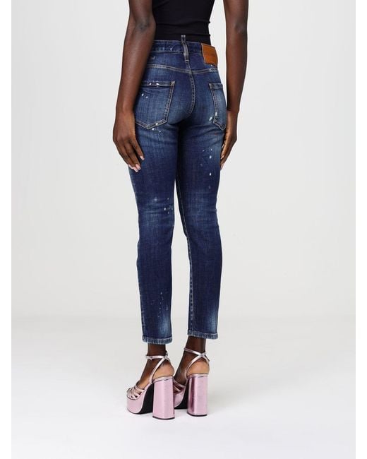 DSquared² Blue Skinny Fit Jeans