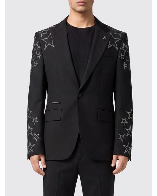 Philipp Plein Black Blazer for men