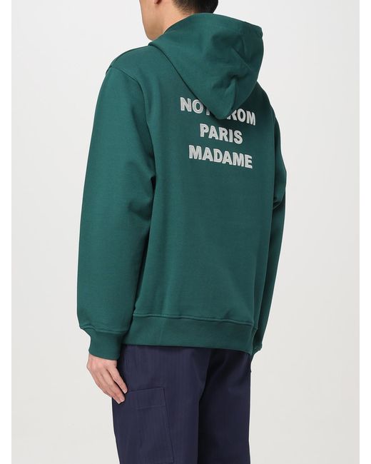 Drole de Monsieur Green Drole De Monsieur Basic Cotton Sweatshirt for men