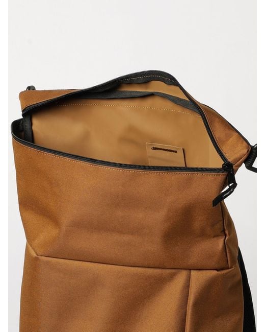 Carhartt Brown Philis Waterproof Recycled Polyester Backpack With Flap for men