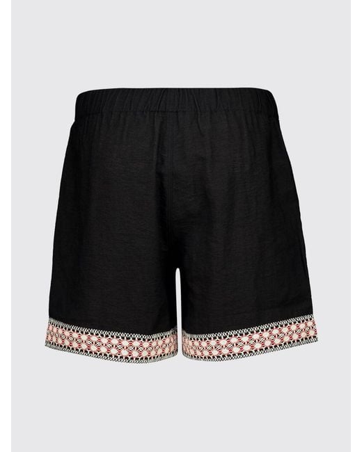 Commas Black Shorts for men