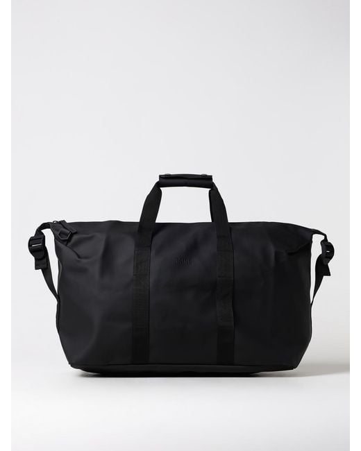 Rains Black Hilo Duffle Bag for men