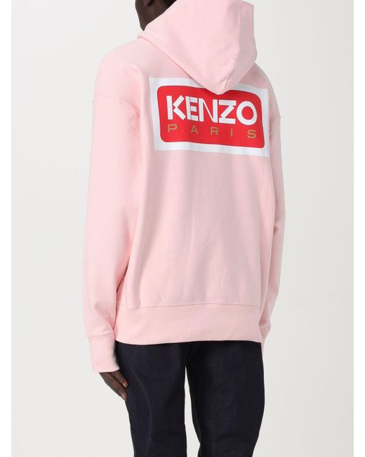 Felpa kenzo rosa uomo hotsell