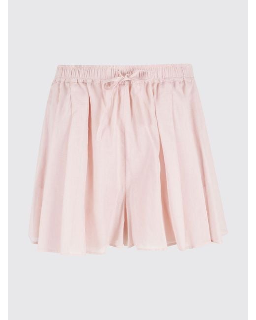 FEDERICA TOSI Pink Muslin Shorts