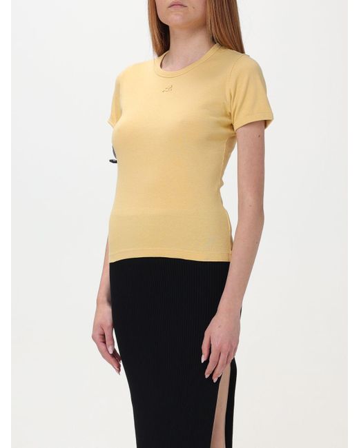 Camiseta CourrÈges Courreges de color Yellow