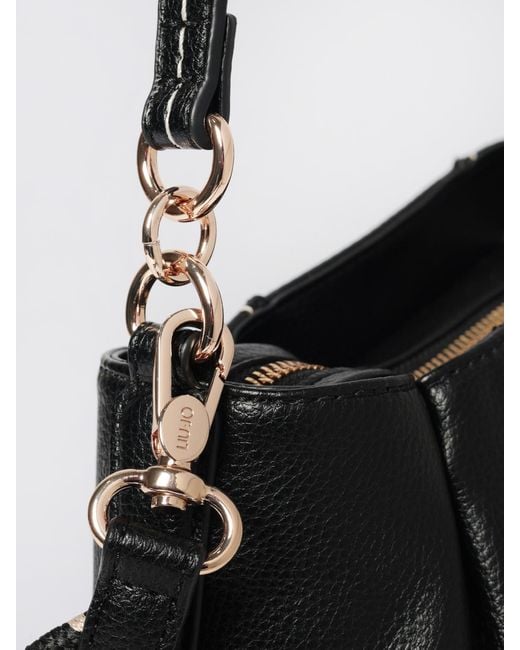 Liu Jo Black Grained Synthetic Leather Bag
