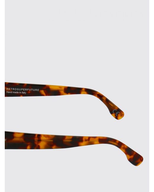 Retrosuperfuture Brown Tortoiseshell Acetate Sunglasses for men