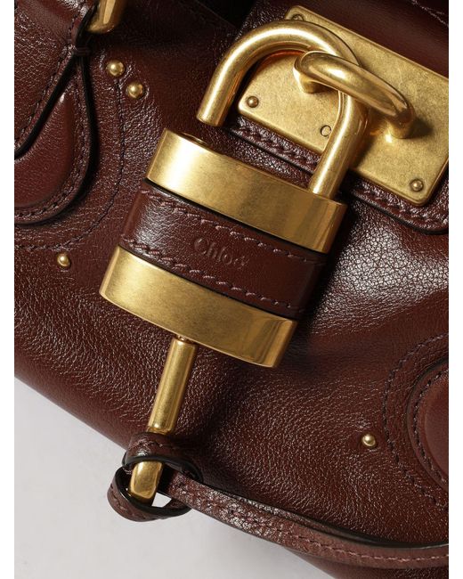 Chloé Brown Chlo&Eacute Paddington Ledertasche