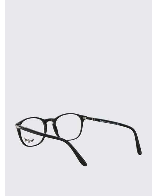 Persol Black Acetate Eyeglasses for men