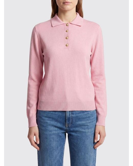 Blazé Milano Red Long-Sleeved Knit Polo