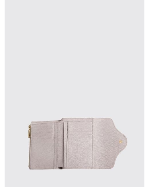 Coccinelle White C-Me Grained Leather Wallet