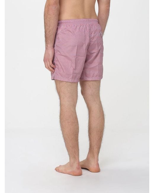 Drumohr Pink Patterned Swimsuit for men