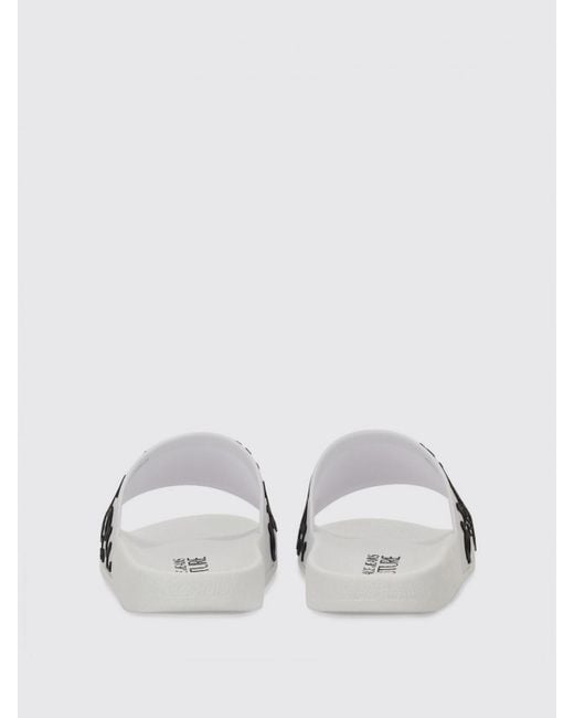 Versace Jeans Couture White Flat Shoes