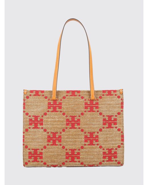Tory Burch Red T Monogram Shoulder Bag