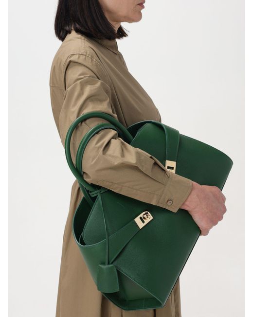Ferragamo Green Handbag