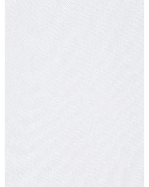 Etro White Linen Shirt for men