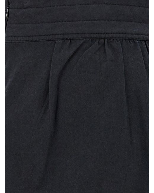 Isabel Marant Black Cybila Cotton Shorts