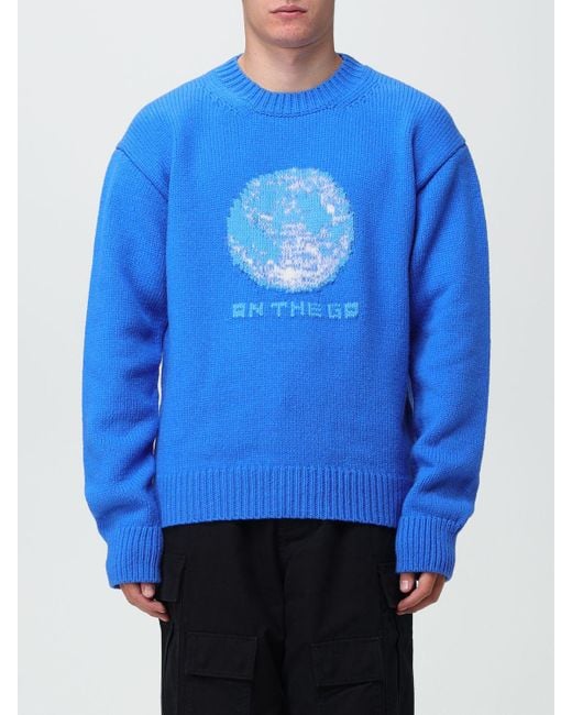 Off White c o Virgil Abloh Sweater in Blue for Men Lyst