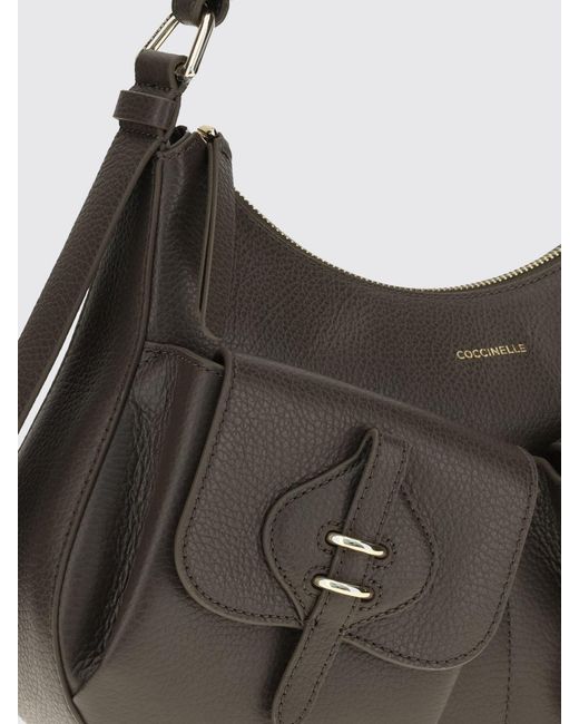 Coccinelle Gray Shoulder Bag