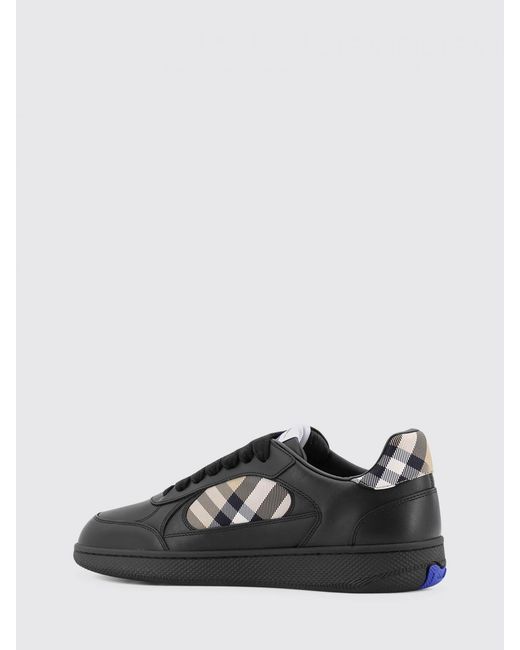 Burberry Black Terrace Leather Sneakers for men