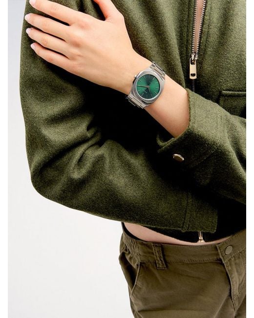 D1 Milano Green Ultra Thin Scarabeo 40 Mm Watch for men