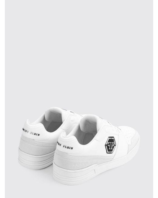 Philipp Plein White Low-Top Sneakers for men