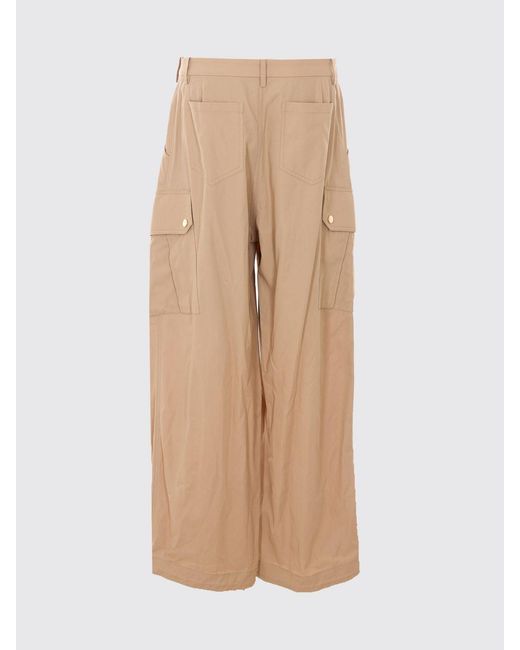 Pinko Natural Cotton Cargo Trousers