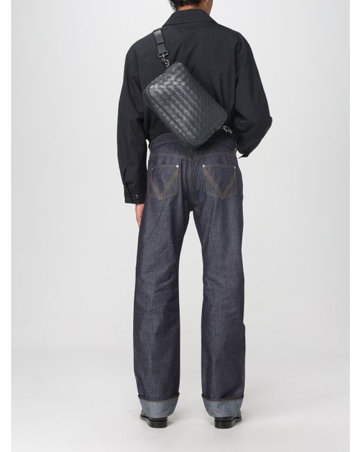 Bottega Veneta Blue Pants for men