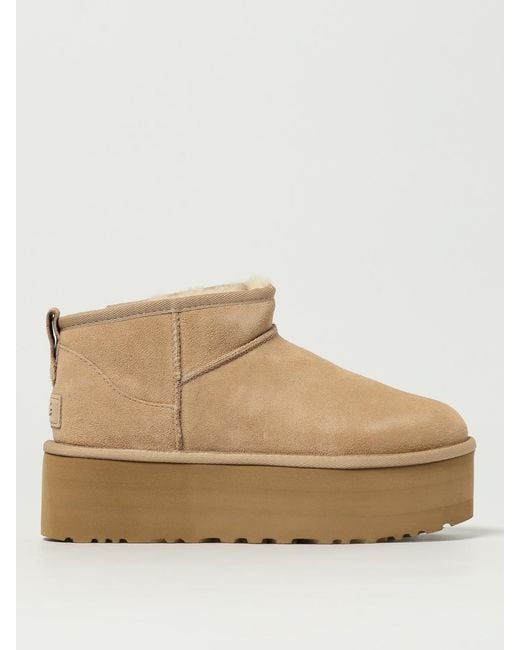 Ugg Natural Flat Ankle Boots
