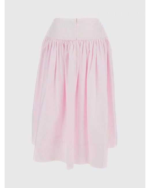 Simone Rocha Pink Cotton Skirt