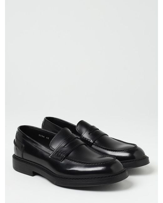 Doucal's Black Loafers for men