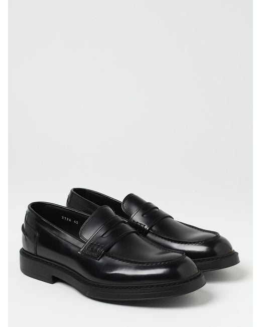 Doucal's Black Loafers for men