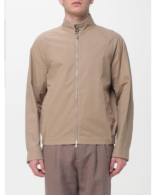 Brunello Cucinelli Natural Water-Repellent Nylon Windbreaker Jacket for men