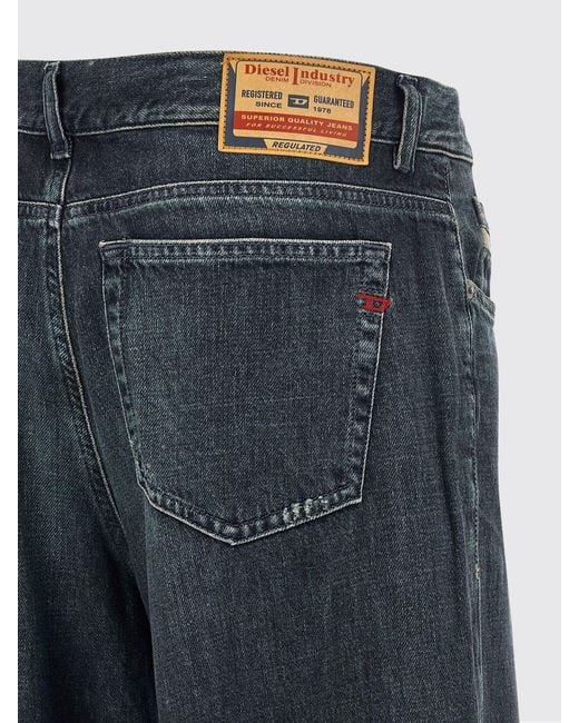 DIESEL Blue 5-Pocket Jeans