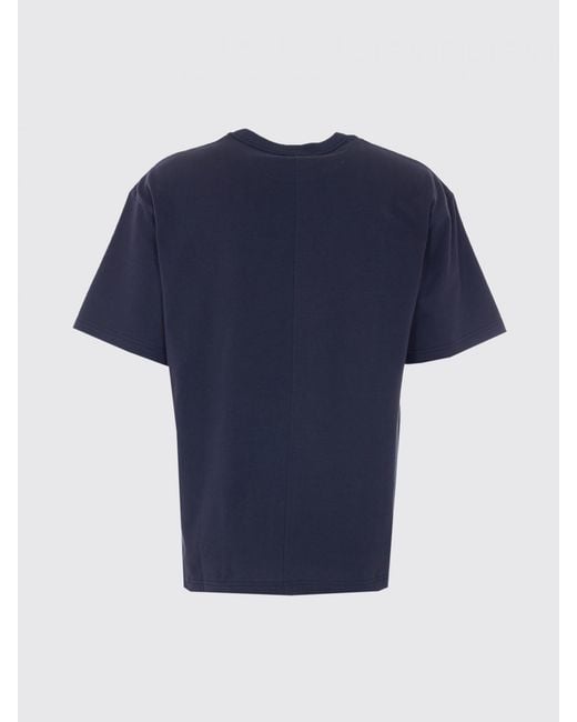 DUNST Blue Basic Cotton T-Shirt for men