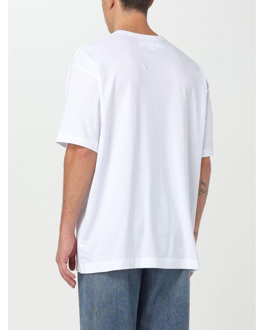 Comme des Garçons White T-shirt Comme Des Garcons Shirt X Lacoste for men