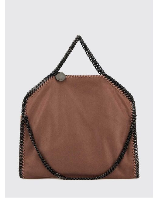 Stella McCartney Brown Falabella Faux Suede Tote Bag