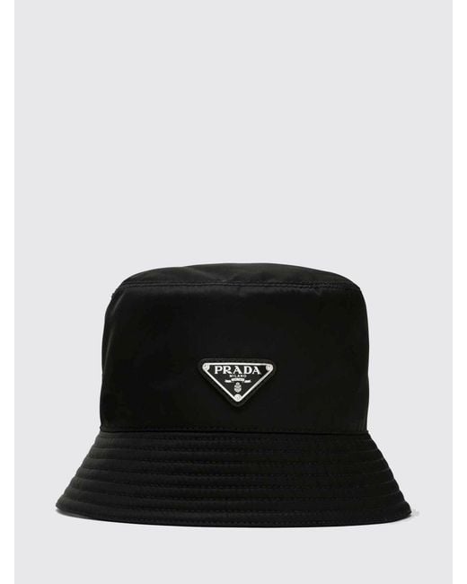 Cappello Da Pescatore di Prada in Black da Uomo