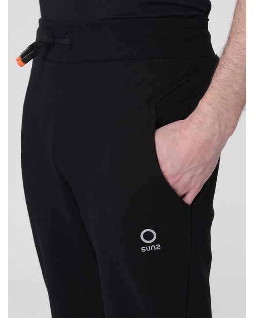 Suns Boards Blue Cotton Jogging Trousers for men