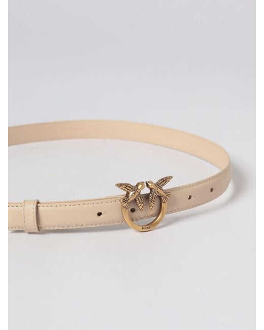 Pinko Natural Love Berry Leather Belt